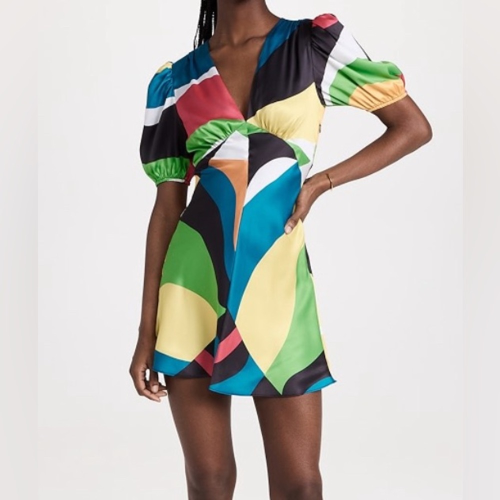 Staud Silk Mini Dress